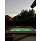 Bazén s protiproudem swim spa s vířivkou